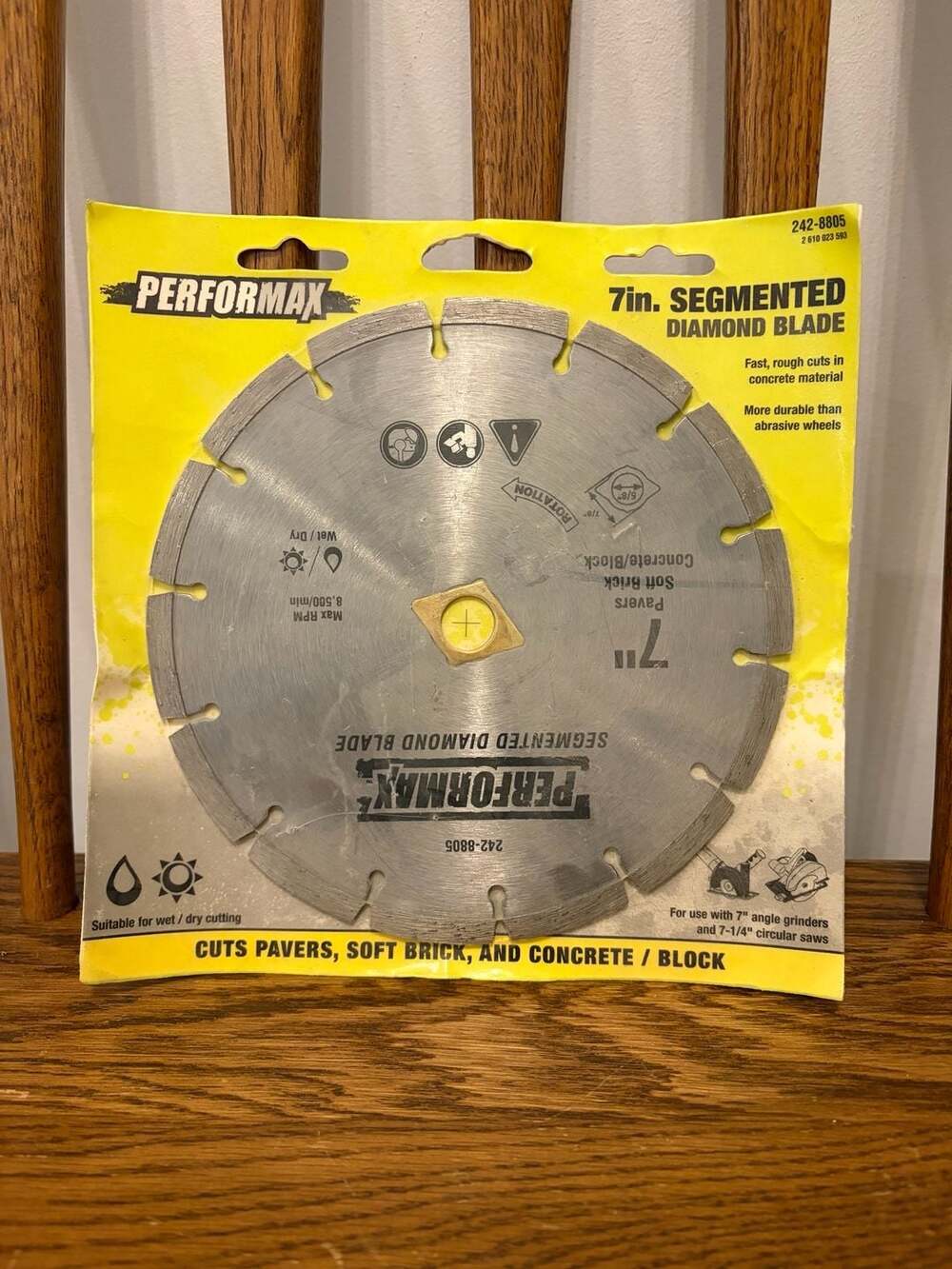 Performax 7in. Segmented Diamond Blade 242-8805